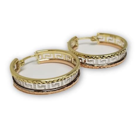 versace boucle d'oreille|Versace Boucles d’Oreilles Femme .